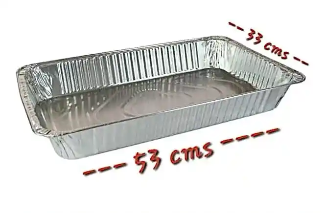 Molde Aluminio Extragrande 33x53 Cms