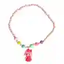 Set De Collares De Juguete Para Niñas + Estuche Corazon X 4u
