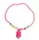 Set De Collares De Juguete Para Niñas + Estuche Corazon X 4u