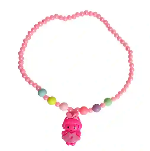 Set De Collares De Juguete Para Niñas + Estuche Corazon X 4u