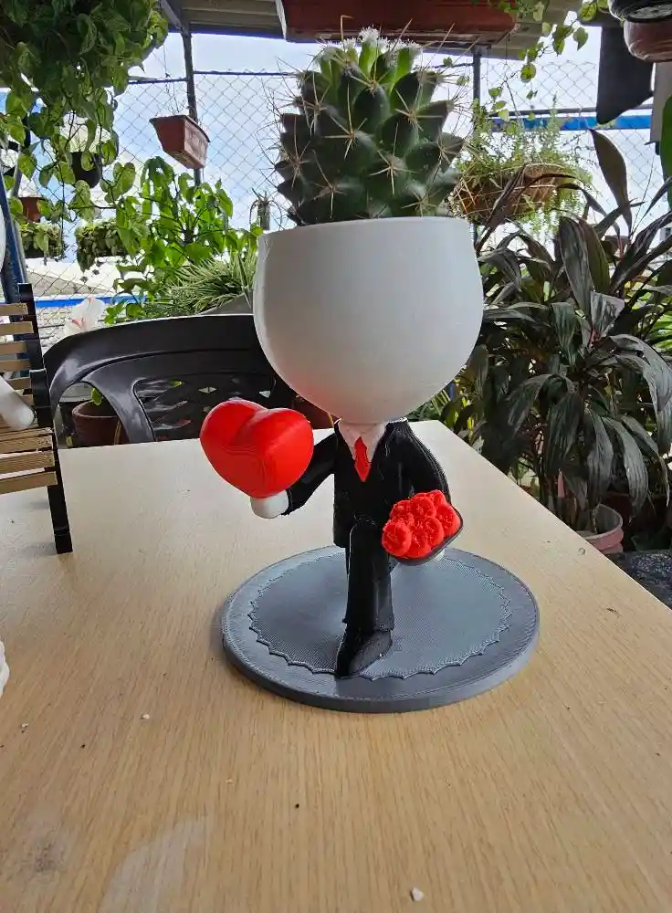 🌹 Maceta Caballero Enamorado 🌹