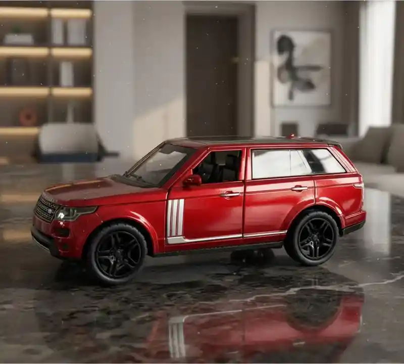 Vehiculo Land Rover Velar Edition Escala 1:32 Color Rojo