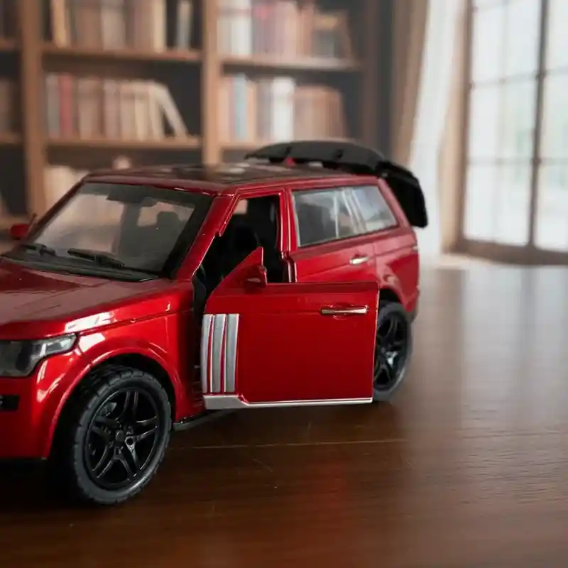 Vehiculo Land Rover Velar Edition Escala 1:32 Color Rojo