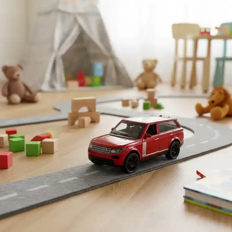 Vehiculo Land Rover Velar Edition Escala 1:32 Color Rojo