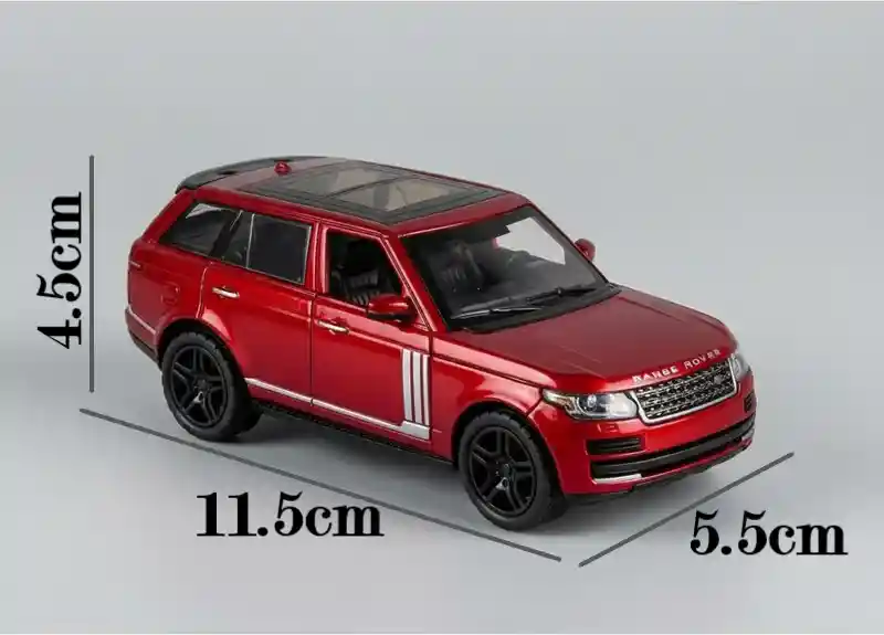 Vehiculo Land Rover Velar Edition Escala 1:32 Color Rojo