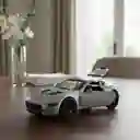 Vehículo Maserati Gran Turismo Edition Escala 1:32 Color Plateado