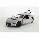 Vehículo Maserati Gran Turismo Edition Escala 1:32 Color Plateado