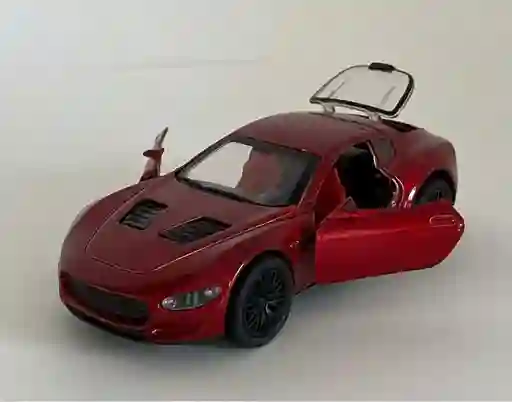 Vehículo Maserati Gran Turismo Edition Escala 1:32 Color Rojo