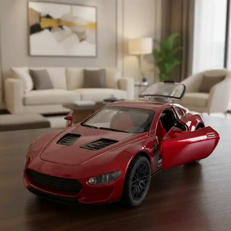 Vehículo Maserati Gran Turismo Edition Escala 1:32 Color Rojo