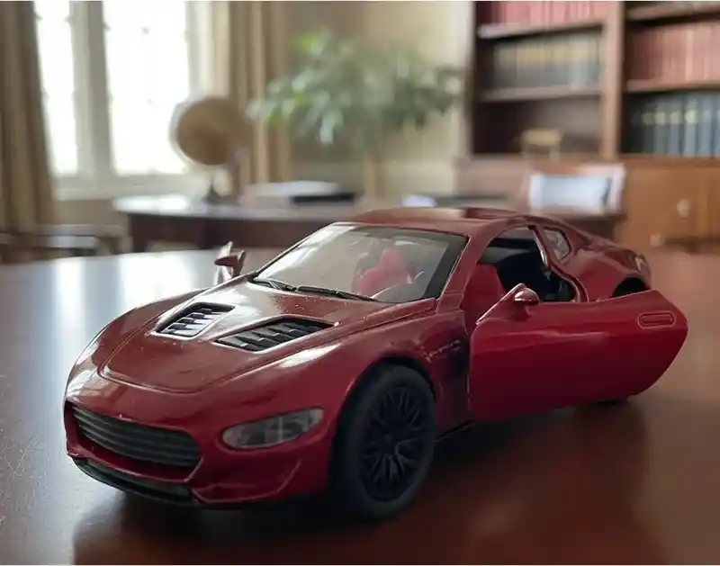 Vehículo Maserati Gran Turismo Edition Escala 1:32 Color Rojo