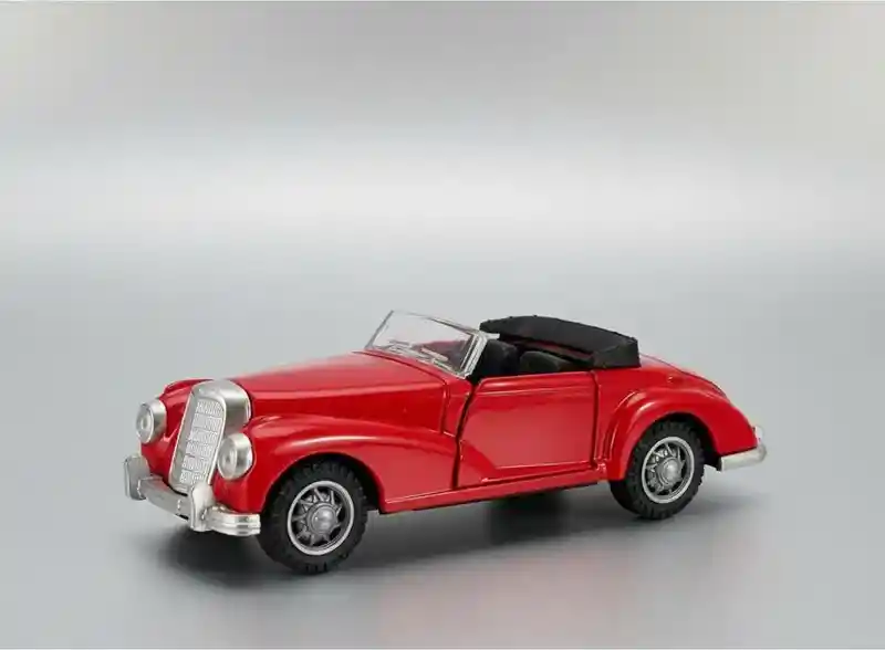 Vehículo Mercedes 300s Cabriolet Escala 1:32 Color Rojo