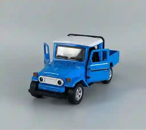 Vehículo Toyota Land Cruiser Escala 1:32 Color Azul