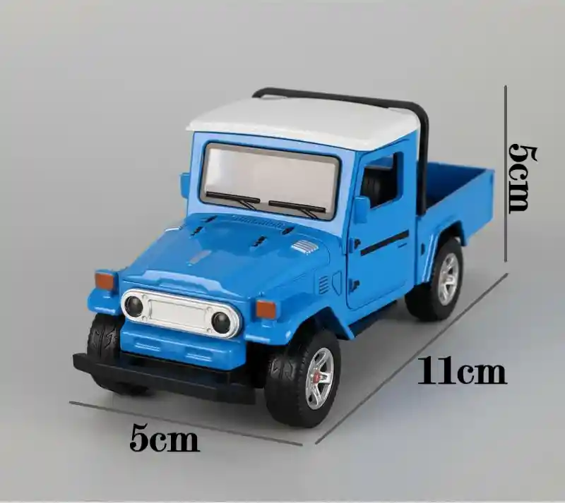 Vehículo Toyota Land Cruiser Escala 1:32 Color Azul