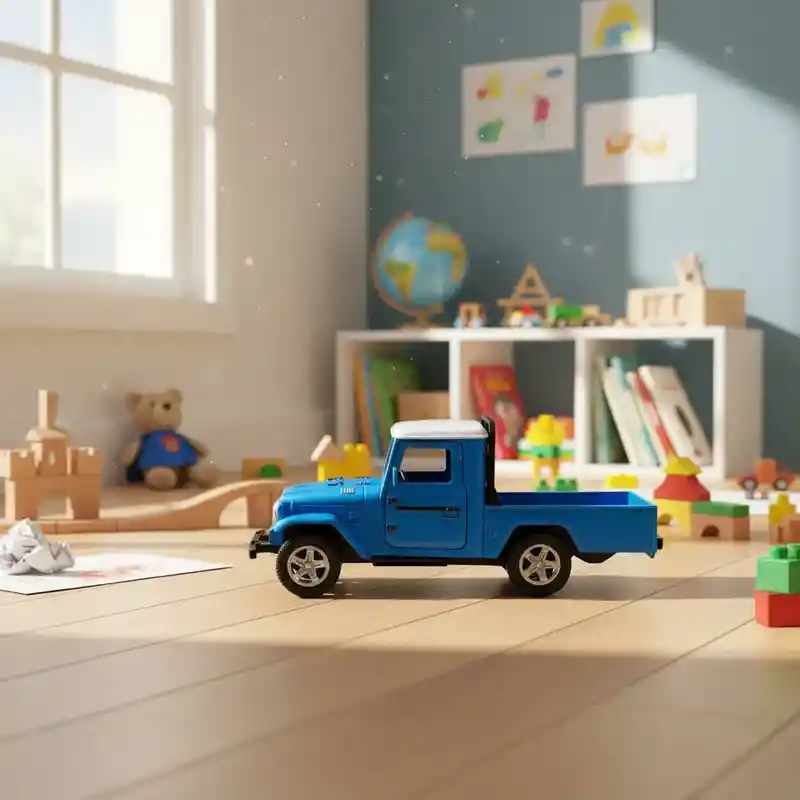 Vehículo Toyota Land Cruiser Escala 1:32 Color Azul