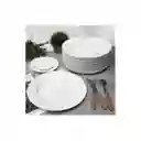 Set De 4 Platos Melamina Redondos 25 Cm