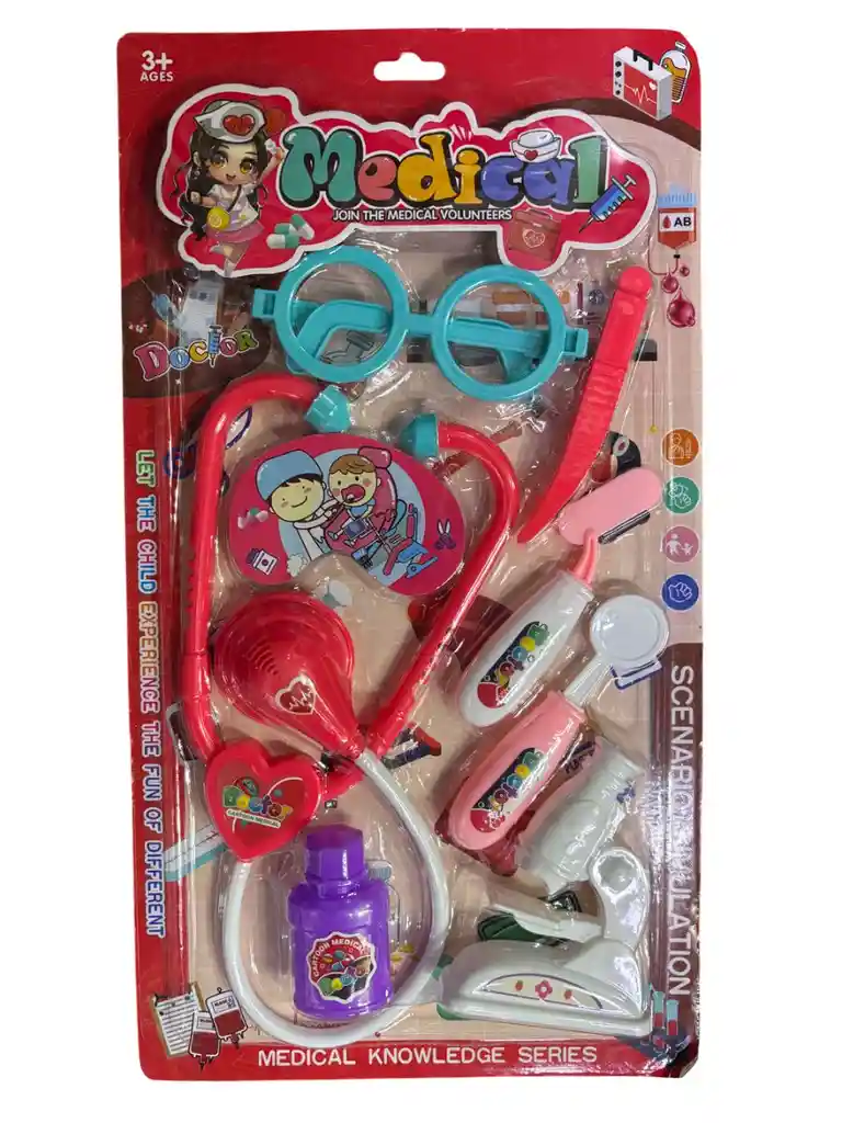 Set Doctor Doctora Kit Medico Juguete Niños Niñas Hospital