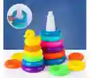 Juego Torre De Aros Para Encaje Pato Para Motricidad