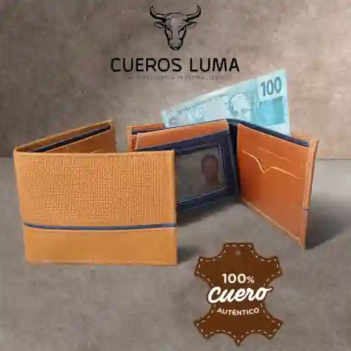Billetera Grabada Miel