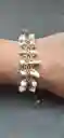 Pulsera De Micro Macramé Con Piedra De Howlite
