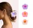 Set X 3 Pinza Caimán Gancho Flor Hawaiana Pelo Cabello
