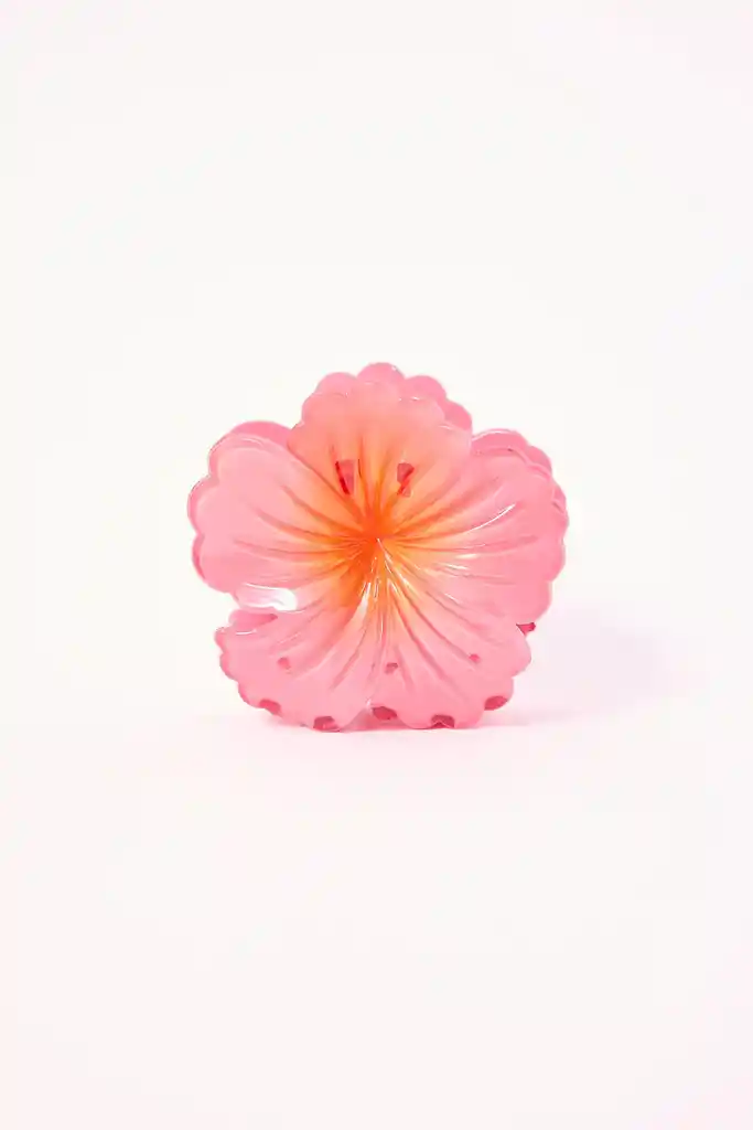 Set X 3 Pinza Caimán Gancho Flor Hawaiana Pelo Cabello