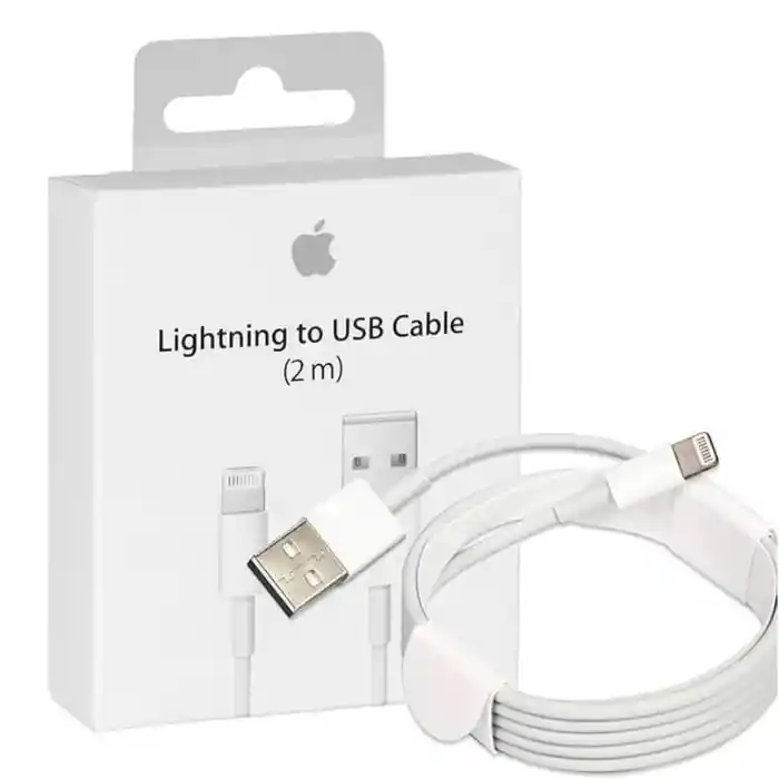 2 Und Cable Iphone Lightning Usb 1 Metro + Cable 2 Metros Iphone Lightning Usb 1:1