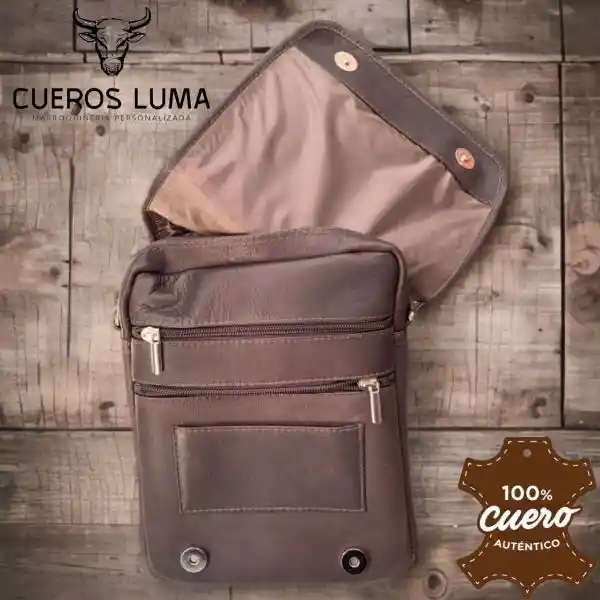 Carriel En Cuero Café