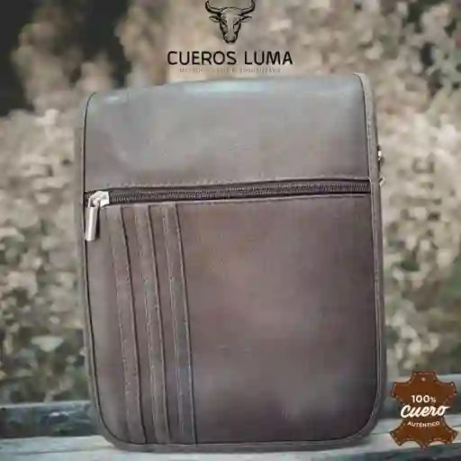 Carriel En Cuero Café