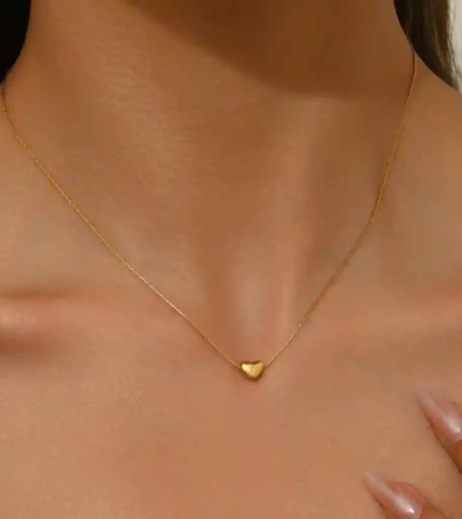 Collar Corazón Dorado