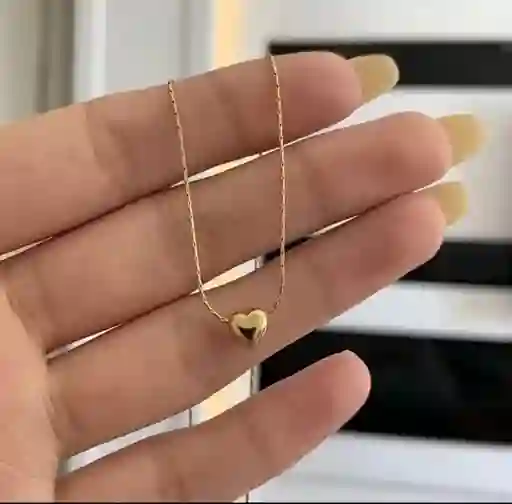 Collar Corazón Dorado