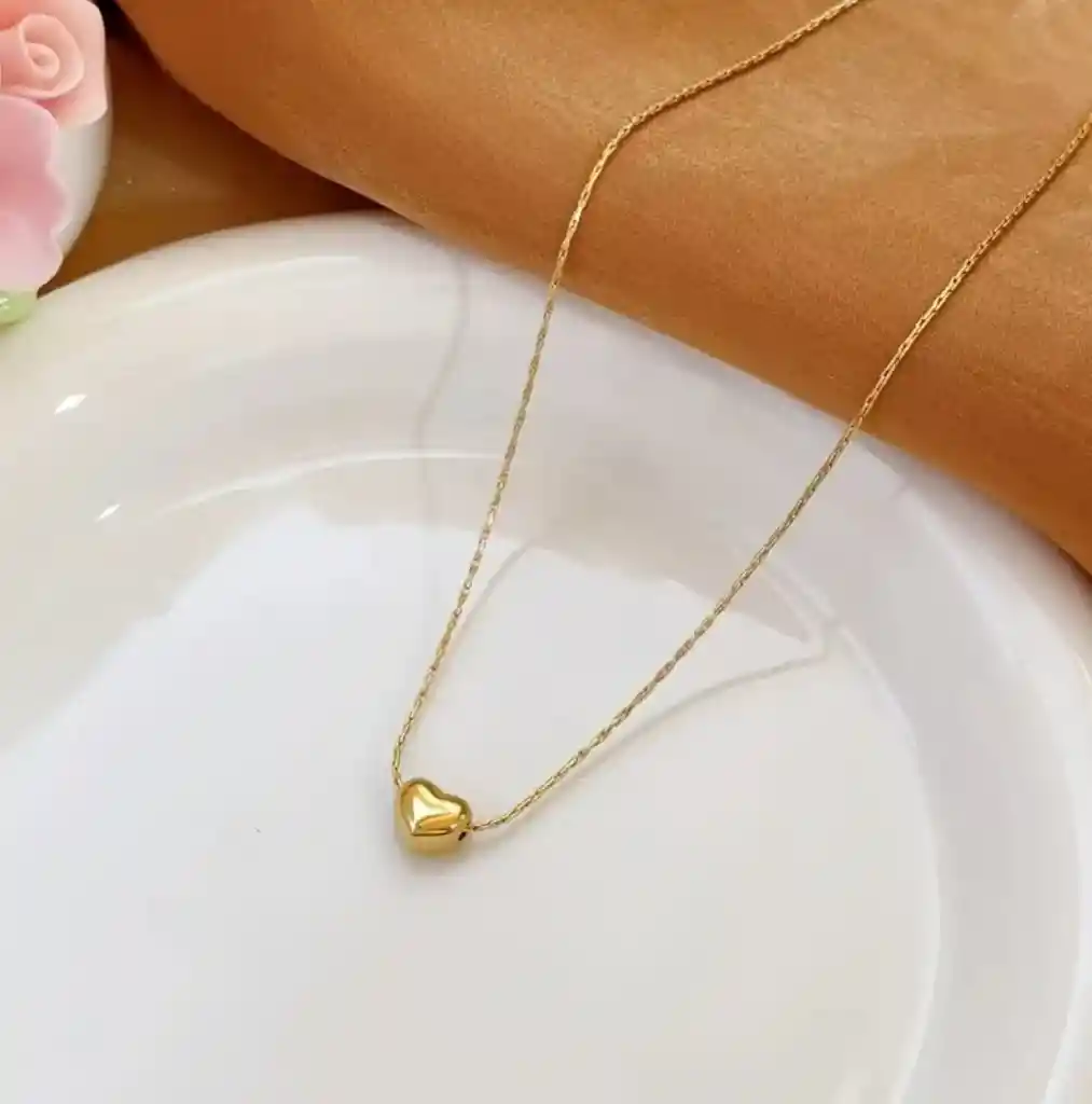Collar Corazón Dorado