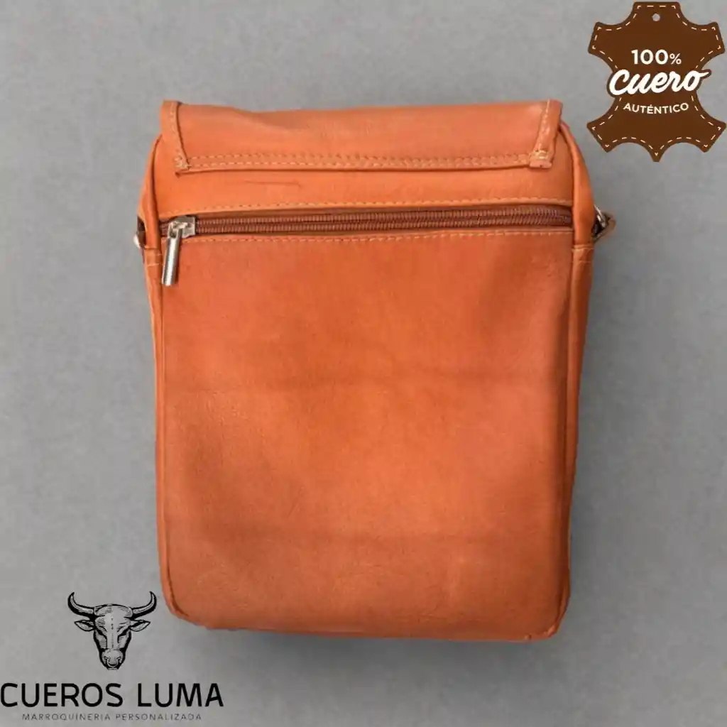 Carriel En Cuero Tula Miel