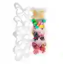 Set Kit Para Hacer Pulseras Niña Style + Estuche Mariposas