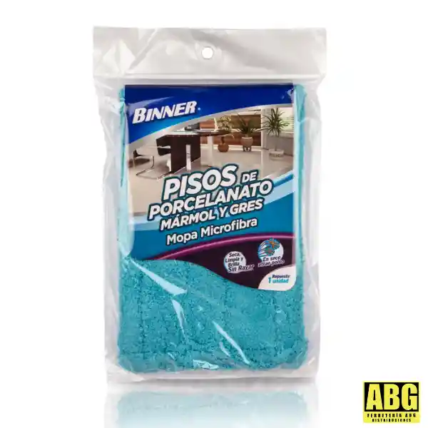 Repuesto Mopa Pisos Porcelanato Binner
