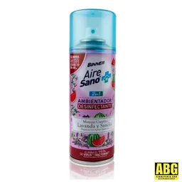 Ambientador Desinfectante 2 En 1 Aire Sano 250ml Binner