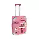Set De Cocina Infantil Portátil Maleta Para Niña Con Luz Y Sonido
