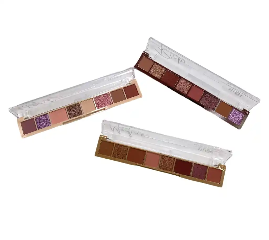 Paleta De Sombras Para Ojos S.f.r Color Nude Eyeshadow Ocho Tonos Maquillaje De Rostro Y Cara