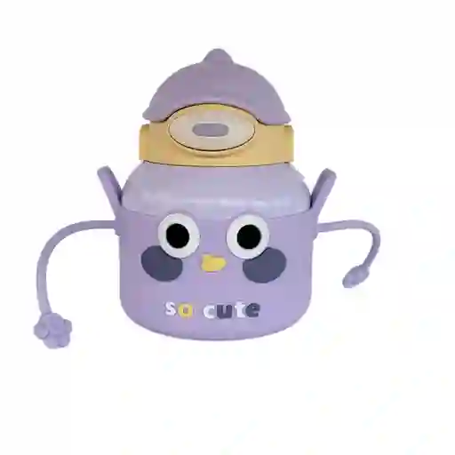 Termo Infantil Térmico Antiderrames Acero Inoxidable Diseño Premium