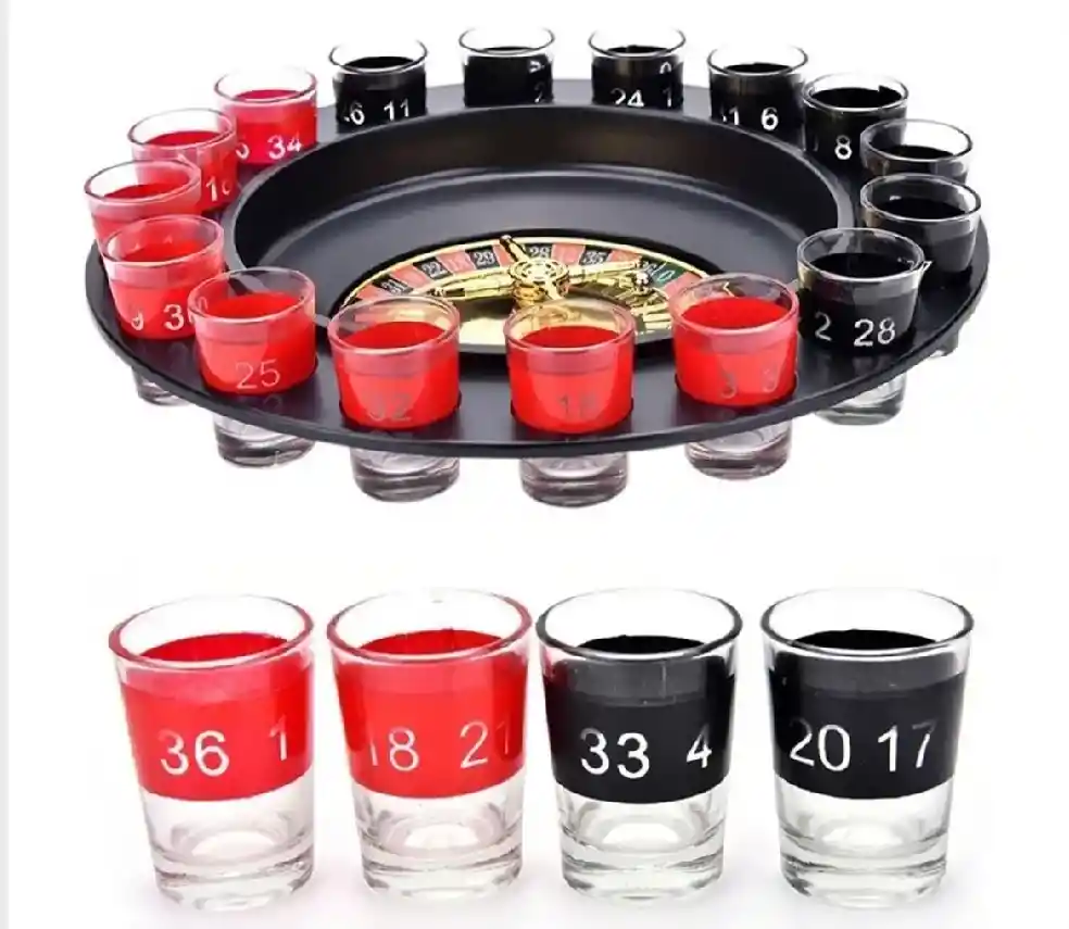 Ruleta De Tragos Shots Con Copas Jugar Casino O Penitencia