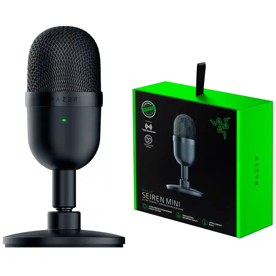 Micrófono Gamer Razer Seiren V3 Mini Black