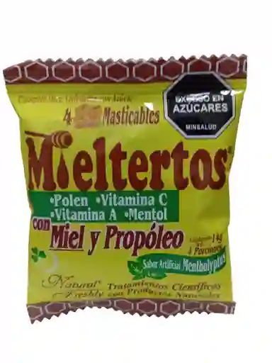 Miletertos Masticable Sobre De 4 Mastillas Natural Freshly