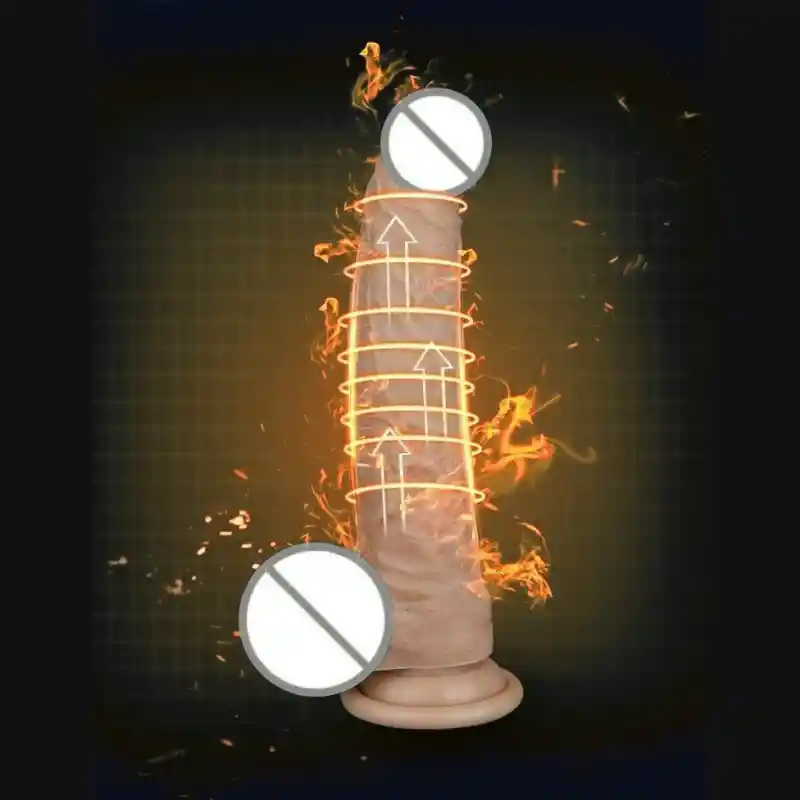 Dildo Vibrador Control Rotador - Termico