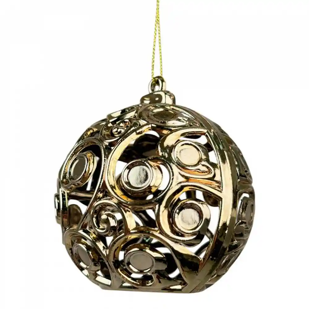Adorno Arbol Santini 7x8cm Cobre Plastico