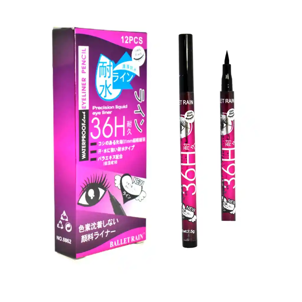 Lapiz Delineador Plumon Marca Ballet Rain