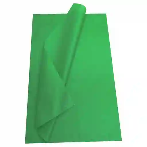 Papel Cometa Seda Verde Pliego 70 Cm X 50 Cm X 1 Unidad