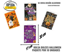 Bolsas Para Dulces Halloween – Paquete X 10 Unidades