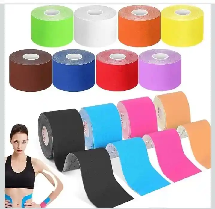 Cinta Kinesiológica Neuromuscular Kinesiotape De 5cm X 5 Metros (x1 Unidad)