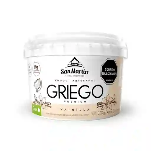 Yogurt Griego Vainilla X550gr San Martn