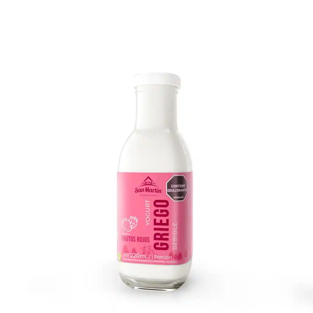 Yogurt Griego Bebible Frutos Rojos X220m