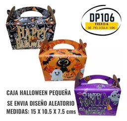 Caja Halloween Pequeña / Cajita Feliz X 1 Und